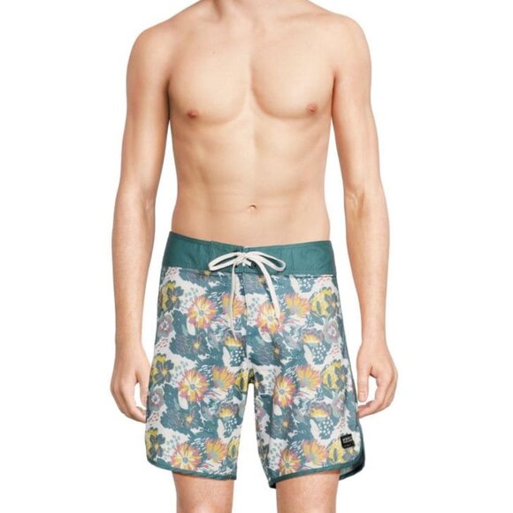 Ezekiel Jeremy Floral Board Shorts Size 38 Nwot - Picture 1 of 9